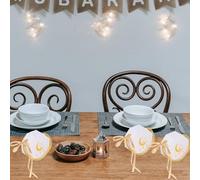 Anneome Lot de 10 sachets à friandises Eid Mubarak avec motif de lanterne lunaire, sachets à bonbons pour fête du Ramadan, boîtes en carton avec poignées, fournitures de fête