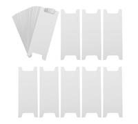 Anneome Lot De 100 Bobines De Fil À Broder Rangement Cartes Organiseur Planche Bobines Blanc