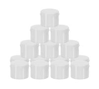 Anneome Lot de 100 Bouchons à Clapet en Plastique PP Lisse Blanc Ø28Mm Bouchons de Rechange pour Flacons de Lotion Shampoing et Crème Hydratante Accessoires Pratiques pour Cosmétiques