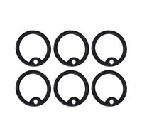Anneome Lot de 12 Silencieux pour plaques d'identification pour Chiens, Cercle de Silence en Silicone, Ronds, Réduction du Bruit, Compatibles plaques Militaires, Pet Supplies