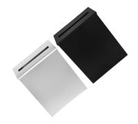 Anneome Lot de 2 Boîtes aux Lettres Murales Vintage en Métal Style Champêtre Couleurs Fer et Noir avec Fente pour Courrier et Boîte à Suggestions Bureau et Extérieur Collection de