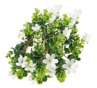 Anneome Lot de 2 Couronnes de Bougies en Anneaux Verts en Tissu de Soie et PE, Aspect Réaliste, Ne Fanent Jamais, Décoration Festive pour Fêtes et Saint-Valentin