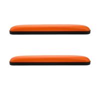 Anneome Lot de 2 Coussins D'accoudoir en Mousse Ergonomiques pour Fauteuil Roulant, Support Latéral Antidérapant Orange, 22,5 Cm de Distance Entre Trous, Accessoires pour