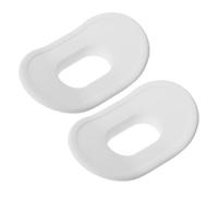 Anneome Lot de 2 Embouts Buccaux de Plongée en Silicone Souple Protège-Lèvres Blanc Nacré Compatible Détendeurs Standard Anti-Irritation et Protection Le Froid pour Plongée sous-Marine