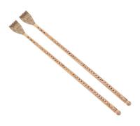 Anneome Lot de 2 Grattoirs Dos en Bois de Poulet Outil de Massage Relaxant Portable Gratte-Dos Domestique Léger et Pratique pour Soulager les Démangeaisons Zones Difficiles D’Accès