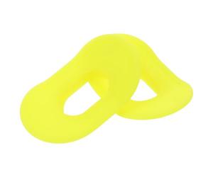 Anneome Lot De 2 Protège-Lèvres De Plongée Standard Anti-Morsure Couvre-Bouche De Tuba Flexible Protège-Lèvres Jaune