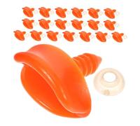 Anneome Lot de 20 Bouches de Canard en Plastique 24 Mm avec Joint, Accessoires pour Bricolage, Fabrication de Peluches et Marionnettes, Matériel Créatif pour Loisirs DIY