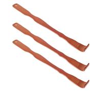 Anneome Lot de 3 Gratte-dos en Bambou Naturel, Longueur, Manche Ergonomique, Massage Dorsal Doux, Bâton à Gratter pour Hommes et Femmes, Usage Domestique et Voyage, Kit de