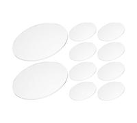 Anneome Lot de 30 Abat-jour Ronds en Acrylique Transparent Plat 5 Cm pour Projecteur Mr16gu10, Diffuseur Anti-taches Résistant la Chaleur, Cache de Projecteur Adapté Éclairage