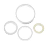 Anneome Lot de 4 Manchons Thermorétractables Transparents en Pvc pour Branches de Lunettes 5/6/7/12 Mm, Longueur 2 M à Couper, Protection Antidérapante Saleté et Oxydation, pour Usage