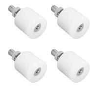 Anneome Lot de 4 Poulies de Guidage en Nylon pour Portail Coulissant Roues Résistantes pour Rail de Porte de Cour Compatibles Volets Roulants et Portes Terrasse Usage Extérieur Solide