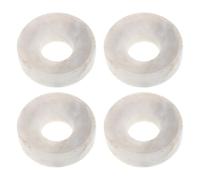 Anneome Lot de 4 Tapis Chauffants en Jade Vert Clair, Coussin Isolant Thermique Résistant la Chaleur pour Brûleur de Moxibustion, Base Stable Anti-dérapante, Accessoire Moxibustion