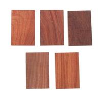 Anneome Lot de 5 Blocs Annulaires à Faire Soi-même, Bloc de Construction Bois Marron, DIY Handcrafts, Surface Lisse, pour Artisanat Bois et Décoration de Boutique