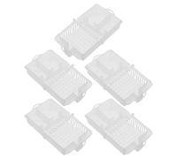 Anneome Lot de 5 Cages D’Élevage Transparentes pour Ruche Plastique Léger Ventilation Intelligente Outil Apicole pour Protection et Transport des Abeilles en Extérieur