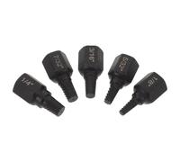 Anneome Lot De 5 Extracteurs De Boulons Écrous Et Vis Extracteur De Vis Multi-Cannelures Outil De Démontage De Boulon Cassé Cassé