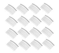 Anneome Lot De 50 Peignes À Cheveux Transparents En Plastique Pour Chignon Barrettes Peignes De Mariage Petits Pour Voile De Mariage