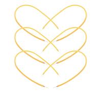 Anneome Lot de 6 Filaments LED Souples 145 MM 3V pour Ampoules 2700K Lumière Chaude Pièces de Réparation pour Luminaires Rétro et Lampes LED Économes en Énergie