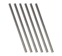 Anneome Lot de 6 Goupilles en Acier Massif 304, Tiges Rondes Ø3x100 Mm, Rivets Solides pour Fabrication et Réparation de Manches de Couteaux, Accessoires Universels pour