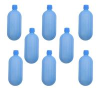 Anneome Lot de 8 Packs de Glace Réutilisables pour Ventilateur Climatisation en PE, Blocs de Congélation Portables Bleu, Performance de Refroidissement Prolongée, Maison et Voyage