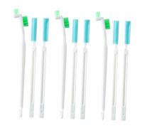 Anneome Lot de 9 Brosses de Nettoyage pour Bouteilles et Biberons Poignée Longue en Abs et Tampon Abrasif, Trou Suspendre, Cuisine Mamans