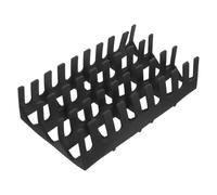 Anneome Mailbox waterproof liner insert, Rectangular Mailbox Tray, silicone liner, noir, anti-slip, weatherproof, elevated design, support antirust, for mail and letters in outdoor