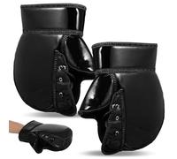 Anneome Manchons Coupe-vent pour Moto et Scooter, Chauffe-mains D’hiver Doublure Chaude, Poignets Élastiques, Bandes Réfléchissantes, Protection Guidon pour Conduite sous Pluie et Froid