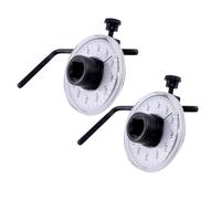 Anneome Manomètre de Angulaire pour Automobile, de 2 Jauges D'angle à Clé Dynamométrique Réglable avec Échelle 360°, Outil de Mesure de Serrage Angulaire Précis, Léger et