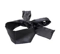 Anneome Masque de Sommeil Satin Confortable Bandeau Occultant Noir pour Maison Voyage Yoga et Accessoires de Costume