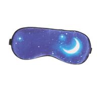 Anneome Masque de Sommeil Soie Imprimée Masque pour Yeux Ajustable et Compressif pour Thérapie Thermique Confortable pour Nuit Paisible