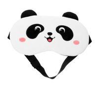 Anneome Masque Sommeil Pelucheux Forme de Panda Cache Yeux Doux Occultant pour Garçon Fille et Adultes Confortable et Apaisant pour