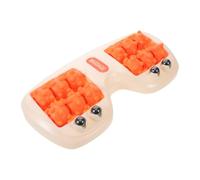 Anneome Masseur de Points D’acupuncture pour Pieds Rouleau de Massage Manuel Orange Compact Planche Ergonomique et Tapis de Réflexologie Plantaire pour Relaxation à Domicile et Bureau