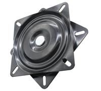 Anneome Mécanisme Pivotant pour Tabouret de Bar 20 Cm en Acier, Plateau Tournant 360° avec Roulement Intégré, Noir, pour Bar Stools et Display Stand