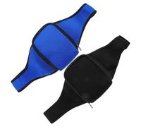 Anneome Microphone ceinture 2Pcs support pour haut-parleurs de fitness en néoprène sac banane de sport pour entraîneur privé protection et stabilisation du microphone pour danse