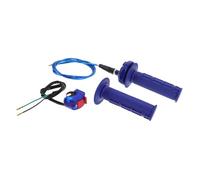 Anneome Mini Bike Throttle Assembly With Kill Switch Ergonomic Twist Handle Grips And Stable Cable For Handlebar Compatible With Atv Dirt Bike Quad And Go Kart Replacement Parts