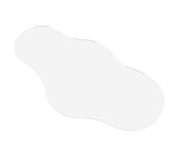 Anneome Miroir Argenté en Acrylique pour Village de Noël, Forme Asymétrique avec Réduction de Réfraction de Lumière pour Scènes Hivernales et Amateurs de DIY