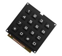 Anneome Module Clavier Industriel 16 Touches Tactile 4x4 pour Microcontrôleur Usage Professionnel Compact Fiable Noir