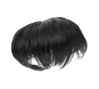 Anneome Morceau de Postiche Cheveux Courts Homme Naturel Respirant pour Calvitie Perruque Réaliste Facile à Poser Extension Courte Confortable pour Usage Quotidien et Événements