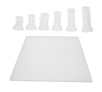 Anneome Moule en Silicone pour Pièces D'échecs 3D Et Grand Plateau, DIY Créatif, Transparent, Ensemble Complet pour Amateurs Et Joueurs, Jeu De Société en Famille, Présent Loisirs Et Fêtes