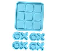 Anneome Moule Silicone pour Échiquier DIY de Plateau Moules Époxy pour Jeux de Société Couleur Bleu Ciel Outils Pratiques et Créatifs pour Artisanat