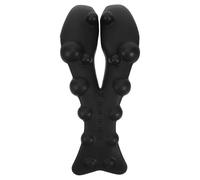 Anneome Oreiller Cervical Ferme Noir - Outil de Massage des Points de Déclenchement pour Dénouement des Nœuds Musculaires Profonds - Coussin Ergonomique pour Nuque, Dos et Épaules -