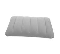 Anneome Oreiller Gonflable de Camping Carré PVC Épais Coussin Flocage Doux pour Voyage Randonnée Lombaire Portable