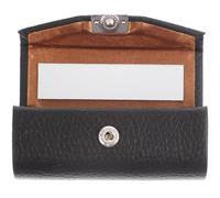 Anneome Organisateur de Rouge à Lèvres en Cuir PU Noir Étui de Poche Miroir Boîte Portable Lèvres Standard pour Présent Femme et Usage Quotidien