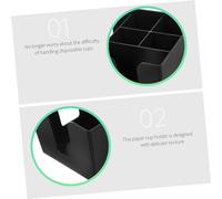Anneome Organisateur de Tasse Multifonction pour Comptoir Porte Gobelets Jetables avec Compartiments pour Pailles et Couvercles Rangement Compact pour Usage à et Bureau