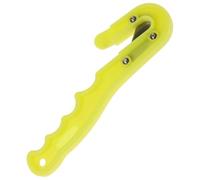 Anneome Outil de Coupe Ligne sous Eau Portable Acier Haute Teneur Couteau de Plongée Multifonctionnel Jaune pour Sauvetage et Activités Outdoor