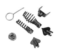Anneome Outils de Nettoyage des Eaux Usées Lot de 7 Ressort D’Extension Noir, Accessoires Plomberie pour Débouchage Spirale Wc et Évier, Usage Domestique Quotidien, Attrape Objets et