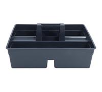 Anneome Panier à main portable en plastique PP, organisateur d'articles avec poignée, compartiments, grand espace intérieur, pour articles divers et nettoyage domestique