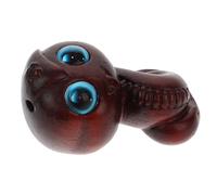 Anneome Pendentif Serpent Du En Bois De Santal Décoration Traditionnelle Chinoise Porte-clés Breloque De Téléphone Figurine Sculptée À La Main Pour La Richesse La Chance
