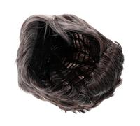 Anneome Perruque Homme Courte Synthétique Grise Dégradée Frange Latérale Confortable pour Cosplay Fête Style Mature