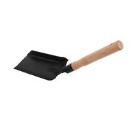 Anneome Petite Pelle Carrée à Manche pour Jardinage et Nettoyage Charbon de Pelle à Main Robuste pour Creuser et Enlever Cendres Outil Polyvalent pour Extérieur et Foyer