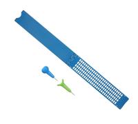 Anneome Planche à Écrire Braille Portable Lignes Cellules Plastique Outil Dapprentissage Multifonction pour Aveugles et Débutants Bleu Usage Bureau et Maison